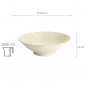 Preview: TDS, Noodle Bowl, Mixed Bowls Ohachi, Grey, Ø25.4x7.8cm 1600ml, Item No. 16865