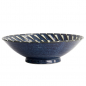 Preview: TDS, Noodle Bowl, Mixed Bowls Ohachi, Blue, Ø25.4x7.8cm 1600ml, Item No. 16867