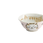 Preview: Rice Bowl Fuku Cat Neko Kawaii Pink, Porcelain, Ø 15 × 7 cm, 500 ml, Item No. 16898