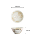 Preview: Rice Bowl Fuku Cat Neko Kawaii Pink, Porcelain, Ø 15 × 7 cm, 500 ml, Item No. 16898