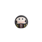 Preview: TDS, Lucky Charm Daruma, Decoration, Black, Ø 6x6x6cm - Item No.16916