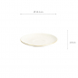 Preview: TDS, Saucer, Nippon White, Ø 12.1 x 1.9 cm, Lines, - Item No. 16942