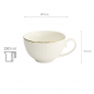 Preview: 4 pcs Mug Set with saucers at g-HoReCa (picture 6 of 6)