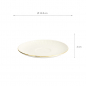 Preview: TDS, Saucer, Nippon White, Ø 15.8 x 2 cm, Lines - Item No. 16958