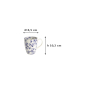 Preview: Tasse Flora Japonica Ginkgo Blau in Geschenkbox, Porzellan, 380 ml, Art.-Nr. 16976