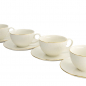 Preview: 4 pcs Cup Set with saucers at g-HoReCa (picture 14 of 14)