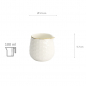 Preview: TDS, Milk Jar, Nippon White, Stars, 5 x 5.5 cm 100 ml - Item No. 16987