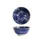 Preview: Tokyo Design Studio Reisschale Japonism Carp Blau, Porzellan, Ø 15 × 7 cm, 500 ml