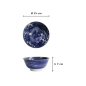 Preview: Reisschale Japonism Carp Blau, Porzellan, Ø 15 × 7 cm, 500 ml, Art.-Nr. 17106