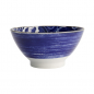 Preview: TDS, Japonism, Bowl, Blue, Ø 18 x 9 cm, Carp, Item No: 17107
