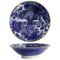 Preview: Tokyo Design Studio Schale Japonism Carp Blau, Porzellan, Ø 25,2 × 7,7 cm, 1,6 l