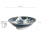 Preview: TDS, Japonism, Bowl, Darkgrey, Ø 25.2 x 7.7 cm, Lion - Item No: 17120