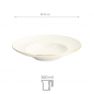 Preview: TDS, Pasta Plate, Nippon White, Lines, Ø 21 x 8 cm 160 ml, Item Nr. 17143