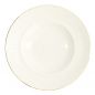 Preview: TDS, Pasta Plate, Nippon White, Lines, Ø 25.8 x 5 cm 300 ml - Item No. 17147