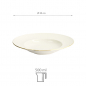 Preview: TDS, Pasta Plate, Nippon White, Lines,  Ø 30 x 11.5 cm 500 ml - Item No. 17151