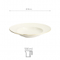 Preview: TDS, Pasta Plate, Nippon White, Stripes,  Ø 30 x 11.5 cm 500 ml - Item No. 17152