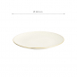 Preview: TDS, Plate, Nippon White, Stars, Ø 16.5 cm - Item No. 17155