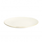 Preview: TDS, Plate, Nippon White, Lines, Ø 28.5 cm - Item No. 17160