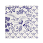 Preview: Tokyo Design Studio Napkins Flora Japonica Blue/White, 20 pcs., Paper, 33 × 33 cm