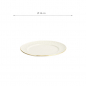 Preview: TDS, Plate, Nippon White, Stars, Ø 16 cm - Item No. 17279