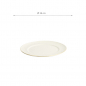 Preview: TDS, Plate, Nippon White, Waves, Ø 16 cm - Item No. 17282