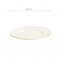 Preview: TDS, Plate, Nippon White, Stars, Ø 23 cm - Item No. 17283