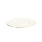 Preview: TDS, Plate, Nippon White, Lines, Ø 23 cm - Item No. 17284