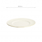 Preview: TDS, Plate, Nippon White, Waves, Ø 23 cm - Item No. 17286