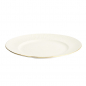 Preview: TDS, Plate, Nippon White, Lines, Ø 29.5 cm - Item No. 17292