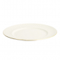 Preview: TDS, Plate, Nippon White, Stripes, Ø 29.5 cm - Item No. 17293