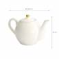 Preview: TDS, Teapot, Nippon White, Ø 16.5 x 11 cm 400 ml, Item No. 17301