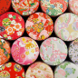 Preview: TDS, Tea Container S.S., 7.4x15.5cm, 200gr, Pink Flower, item No.: 17320