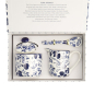 Preview: TDS, Milk Jug & Sugar Bowl with Spoon Flora Japonica Blue/White, Porcelain, 150 ml, Item No. 17454
