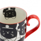 Preview: TDS, Kawaii Glückliche Katze (Lucky Cat) Tasse in Geschenkbox, Schwarze Katze, 380ml, Ø 8,5x10,2cm , Art Nr. 17616