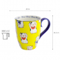 Preview: TDS, Kawaii Lucky Cat Mug with Giftbox, Yellow Classic Cat, Ø 8.5x10.2 cm 380ml , Item No. 17618