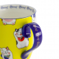 Preview: TDS, Kawaii Lucky Cat Mug with Giftbox, Yellow Classic Cat, Ø 8.5x10.2 cm 380ml , Item No. 17618