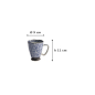 Preview: Mug Fan Blue/Grey, Stoneware, Ø 9 × 11 cm, 400 ml, Item No. 17724
