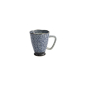 Preview: Mug Circle Blue/Grey, Stoneware, Ø 9 × 11 cm, 400 ml, Item No. 17725