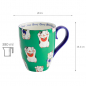 Preview: TDS, Kawaii Lucky Cat Mug with Giftbox, Green Classic Cat, Ø 8.5x10.2cm 380ml , Item No. 17729