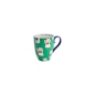 Preview: Mug Kawaii Lucky Cat Classic Green in Gift Box, Porcelain, Ø 8.5 × 10.2 cm, 380 ml, Item No. 17729
