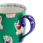 Preview: TDS, Kawaii Lucky Cat Mug with Giftbox, Green Classic Cat, Ø 8.5x10.2cm 380ml , Item No. 17729