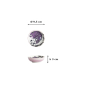 Preview: Sauce Bowl Seafood Snapper Purple, Porcelain, Ø 9.5 × 3 cm, 150 ml, Item No. 17769