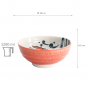 Preview: TDS, Noodle Bowl, Seafood, Ø 19 x 8.5 cm, 1200 ml, Snapper, Red - Item No. 17791