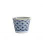 Preview: TDS, Straight Cup, Japan Kosome, Ø 8.3 x 6.5 cm 180 ml, Blue/White, Item No. 17837