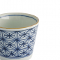 Preview: TDS, Straight Cup, Japan Kosome, Ø 8.3 x 6.5 cm 180 ml, Blue/White, Item No. 17837