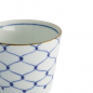 Preview: TDS, Straight Cup, Japan Amime, Ø 8.3 x 6.5 cm 180 ml, Blue/White, Item No. 17838