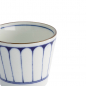 Preview: TDS, Straight Cup, Japan Kikuwari, Ø 8.3 x 6.5 cm 180 ml, Blue/White, Item No. 17839