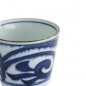 Preview: TDS, Straight Cup, Japan Aisomon, Ø 8.3 x 6.5 cm 180 ml, Blue/White, Item No. 17842