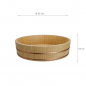 Preview: Ø 52x14cm Bamboo Sushi Hangiri at g-HoReCa (picture 2 of 2)