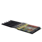 Preview: TDS, 5 Paar Essstäbchen, Black Flower A3, Kitchenware, 22 cm, Art.-Nr. 17915